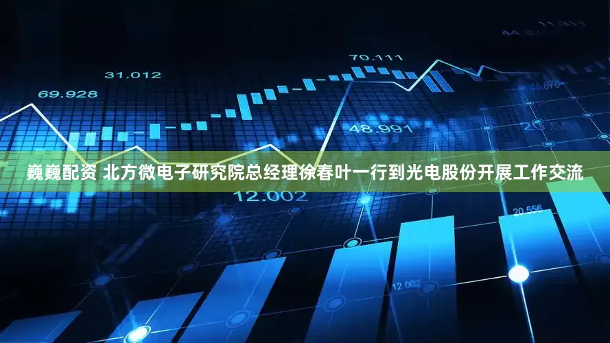 巍巍配资 北方微电子研究院总经理徐春叶一行到光电股份开展工作交流